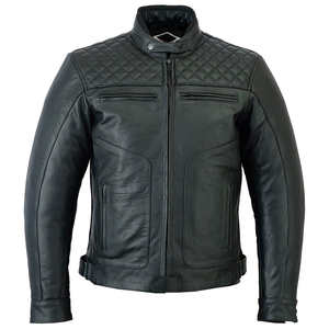 Chaqueta de Motociclista de Cuero para Hombre, Chaqueta de Motociclista de Alto Rendimiento con Protección, Servicio OEM, para Adultos, Todas las Temporadas - Product Image 1