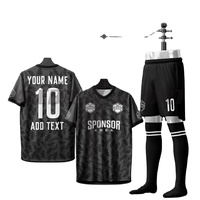 Conjuntos de Camisetas y Pantalones Cortos de Fútbol Personalizados con Impresión por Sublimación 2025, 100% Poliéster, Secado Rápido, Antibacterianos, Transpirables, Anti-UV, Unisex