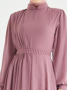 Vestido de noche de diseño islámico, caftán largo estilo Dubai, Jalabiya, Turquía - Product Image 3