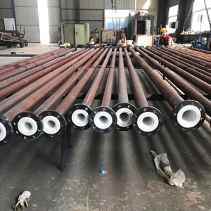 ท่อเหล็กเจาะ ASTM API แบบรีดร้อนเคลือบ PE (โพลีเอทิลีน) สำหรับงานเชื่อม อุณหภูมิการทำงาน -20 ถึง 60 องศา - Product Image 1