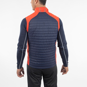 Identité personnalisé fabricant hommes hiver hybride bouffée léger sans manches rembourré gilet body chauffant - Product Image 2
