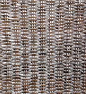 Silla de Comedor de Ratán. Silla de Comedor Grande de Mimbre y Ratán de Última Tendencia con Estructura de Madera de Caoba y Mimbre Grande en Color Natural Claro - Product Image 5