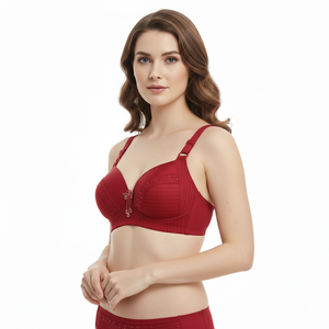 Soutien-gorge ajustable pour <span class=keywords><strong>femme</strong></span>, grande taille, rayé, push-up, bralette à bonnets couvrants, effet galbant, séchage rapide, sous-vêtement pour femmes 2026 - Product Image 3