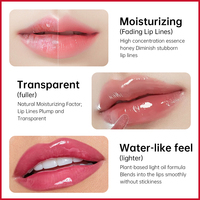 Logo personnalisé mignon doux brillant à lèvres longue durée Unique rose végétalien hydratant lisse marque privée brillant à lèvres