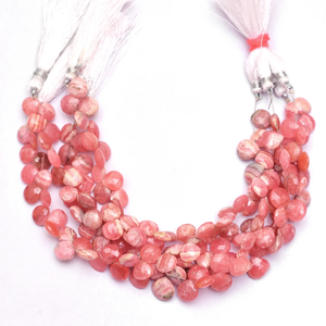 ลูกปัดเพชรสังเคราะห์ขนาด AAA + rhodochrosite ขนาด9มม. ลูกปัดรูปหัวใจ - Product Image 3