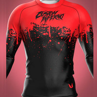 Rash Guard à manches longues personnalisé fabricant Plus Size Sublimation Rush Guard pour hommes Sublimation Rash Guard