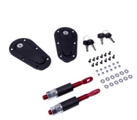 Nouveau kit de fixation TBRACING BP-03 Aero Catch Plus Flush pour broches de capot de voiture de course (Taïwan)