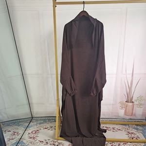 Vestido largo holgado con capucha para mujer, ropa Abaya para rezar, Jilbab musulmán, Abayas, Dubai, Turquía - Product Image 3