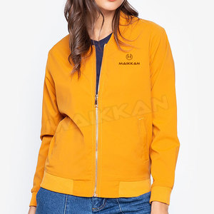 Chaqueta Bomber para Mujer, Estilo Moderno, con Colores Personalizados, Mangas Largas, Transpirable, de Lona Impermeable y Reversible, Ecológica - Product Image 1