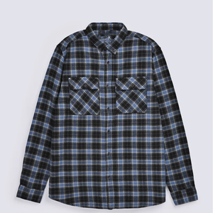 Top vente hommes chemises en flanelle couleurs personnalisées Boc poche avant col rabattu 100% coton manches longues chemises formelles surdimensionnées - Product Image 4