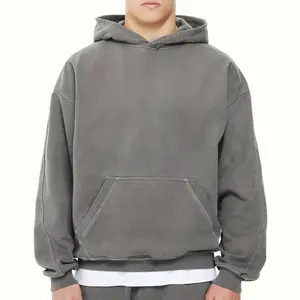 Tùy Chỉnh Chất Lượng Cao Unisex Hữu Cơ Áo Thun Tre Cây Gai Dầu 100% Bông Heavyweight Hoodies Nhà Cung Cấp