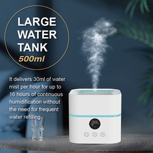 ผู้ขายร้อนลายไม้อัลตราโซนิกความชื้นในอากาศนําเครื่องทําความชื้นขนาดเล็กกระจายกลิ่นหอมสําหรับบ้าน - Product Image 4