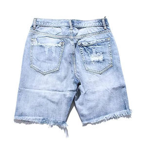 Pantalones Cortos Vaqueros Personalizados para Hombre, Pantalones Cortos Lisos en Venta, Pantalones Cortos Vaqueros Casuales en Venta a un Precio Razonable - Product Image 4