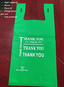 El fabricante vietnamita ofrece bolsas de plástico no tejidas biodegradables personalizadas OEM para productos para el hogar en expansión - Product Image 5