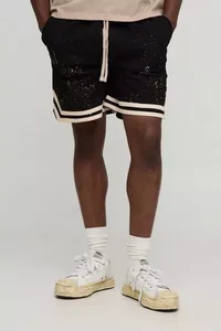 Pantalones Cortos Deportivos Casuales para Hombre, Personalizados al por Mayor, con Logotipo Frontal, Tela de Lana, Secado Rápido, Transpirables e Impermeables - Product Image 5