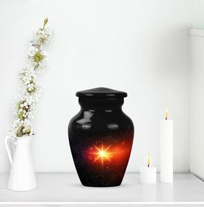 Urnas Red Star In Space de 3 pulgadas para cenizas humanas, urnas decorativas para cremación masculina - Product Image 4