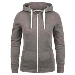 Sweat à capuche unisexe d'hiver à double fermeture éclair, surdimensionné, délavé à l'acide, en molleton épais vintage, en coton respirant, séchage rapide - Product Image 3