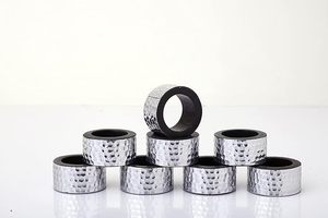 Servilletero de Metal de aluminio y madera, agrega un toque romántico a las cenas, decoración de mesa perfecta de alta calidad, impresiona a tus invitados - Product Image 6