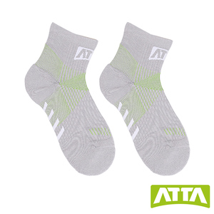 Calcetines Deportivos Elásticos Transpirables con Soporte de Arco, Color Verde Grisáceo Claro, ODM, Plantillas Antibacterianas, Cómodos - Product Image 2