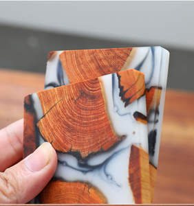 Posavasos de madera clásico y sostenible de alta calidad al por mayor para restaurantes y hoteles de la India - Product Image 5