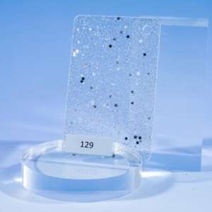 Feuille d'acrylique découpée au laser, pailletée, violette, 1/8 po, avec service de découpe - Product Image 3