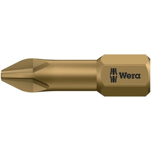 Wera 851/1 TH Punta de torsión extra dura PH 3, accesorio de 1/4 de pulgada, longitud de 25 mm, paquete de 10 - Product Image 1