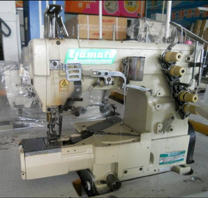 Machine à coudre interlock à cylindre haute vitesse Ya-ma-to VC2700G, 3 aiguilles 5 fils, machine à surjeter DIY OEM avec poignée en plastique - Product Image 3