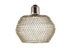 Lámpara de techo LED con cesta de malla metálica flexible dorada E27 4W 3000K 240Lm (F-Bright 2509005-D) - Product Image 1