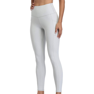 Pantalones de Yoga XL para entrenamiento de gimnasia para mujer, mallas informales de punto transpirables con estampado de logotipo de chica personalizable, cintura media - Product Image 1