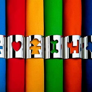 Luxury Silver Napkin <b>Ring</b> With Stainless Steel <b>Cat</b> Butterfly Shape Made of Metal Wood Paper for Parties Weddings New Year - Product Image 1