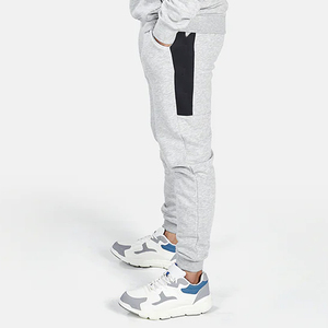 Pedido OEM, ropa deportiva de invierno personalizada, chándal ajustado de manga larga para hombre, chándal, trajes para correr, 100% algodón, transpirable, alto - Product Image 3