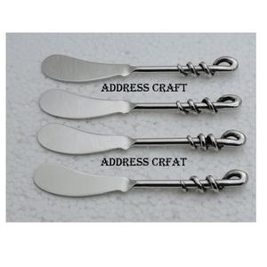 Dernier design d'ensembles de couteaux à couverts en acier inoxydable Vaisselle décorative personnalisée Outil de coupe de fromage Couteaux à beurre Ensembles de fromage - Product Image 4