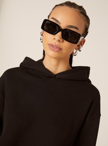 เสื้อมีฮู้ดบ็อกซี่สำหรับผู้หญิงเสื้อมีฮู้ดเสื้อผ้าแนวสตรีทขนาดใหญ่ที่สง่างามมีดีไซน์ไม่เหมือนใคร - Product Image 2