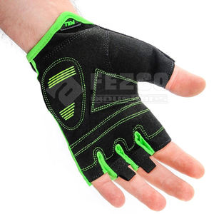 Guantes de cuero de medio Dedo de alta calidad, equipo de Fitness de levantamiento de pesas de alta resistencia para gimnasio y deportes, guantes de gimnasio duraderos personalizables - Product Image 5