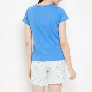 Ensembles courts décontractés en coton polyester pour femmes Style unique à motif solide pour le printemps/été Nouvelle arrivée - Product Image 2