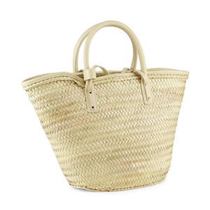 Stylish Handwoven England Style Bohemian <b>Beach</b> Tote for <b>Women</b> with Leather Handles Elegant All Seasons <b>Bag</b> and Hasp Closure - Product Image 2