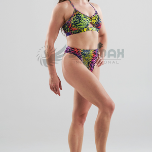 กางเกงเสายืดสูงทำขึ้นเพื่อประสิทธิภาพการทำงานแห้งเร็วระบายอากาศได้ดีตัวเลือกสีที่กำหนดเองมีวางจำหน่ายสบาย - Product Image 4