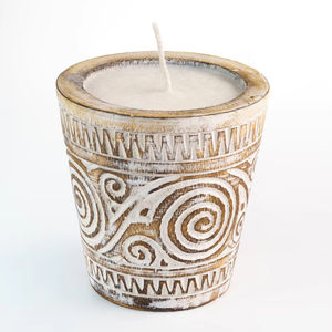 Rustic Wooden <b>Candle</b> Holders Suppliers for Festive Decor - Product Image 1