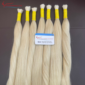 มัดผมคนผมสีบลอนด์ผมคนจำนวนมากผมต่อฟอกสีผมสวยจัดส่งทั่วโลก - Product Image 5