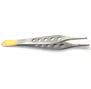 Fórceps de tejido Adson de Venta caliente TC 1x2 dientes 12cm instrumentos quirúrgicos de acero inoxidable alemán fórceps de pulgar de diente de rata - Product Image 5