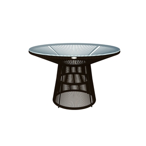 TABLE À MANGER AVEC DESSUS EN VERRE TREMPÉ (LCO/041/003) - Product Image 1