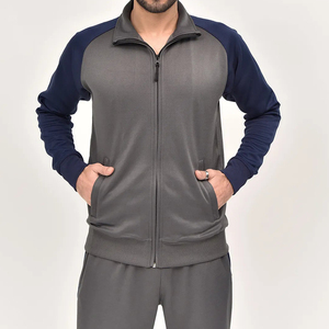 Veste de course personnalisée pantalon vêtements de sport activité de plein air survêtement coton polyester coupe ajustée ensemble de survêtement pour hommes - Product Image 6