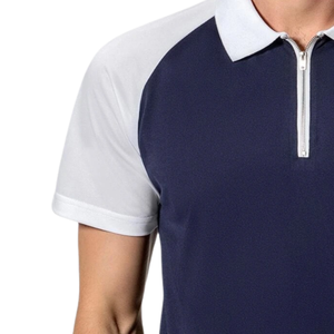 Camiseta Polo de Manga Corta con Cuello Alto y Estampado con Cremallera para Hombre, Verano 2026, Nueva, de Alta Calidad - Product Image 2