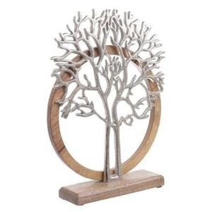 Sculpture de bureau de table en métal finition argentée Design unique Bureau à domicile Hôtel But décoratif Boule de Noël Ornements d'arbre - Product Image 6