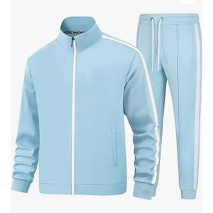 Survêtement de sport à fermeture éclair du meilleur style de survêtement pour hommes avec logo personnalisé vente en gros - Product Image 2