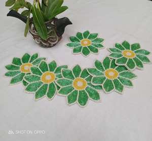 Dessous de verre faits à la main-Dessous de verre classiques avec support en polyester (4x4 pouces) pour l'église et les cadeaux religieux - Product Image 3