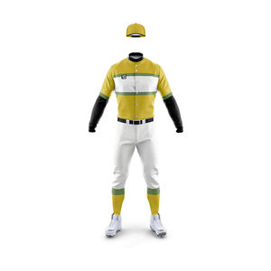 Uniforme de baseball personnalisé de meilleure qualité pour hommes ensemble imprimé par sublimation respirant bas prix bas OEM quantité minimale de commande - Product Image 2