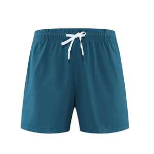Summer Casual Sports <b>Shorts</b> Quick-Dry Split Hem <b>Elastic</b> <b>Waistband</b> Breathable <b>Shorts</b> Handy Pockets Loose Fit Solid - Product Image 5
