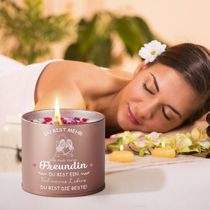 เทียนหอมจากขี้ผึ้งถั่วเหลืองธรรมชาติ เทียนอโรมาเธอราพีสำหรับตกแต่งบ้าน ผ่อนคลาย และเป็นของขวัญ - Product Image 4