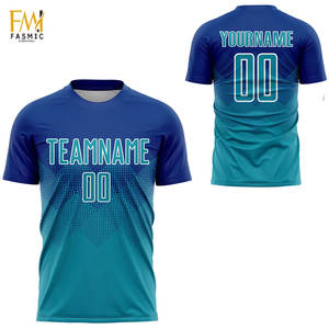 Ropa de fútbol transpirable de poliéster 100% para hombre, camisetas de fútbol personalizadas con logotipo, uniformes de sublimación para jugadores de fútbol - Product Image 1